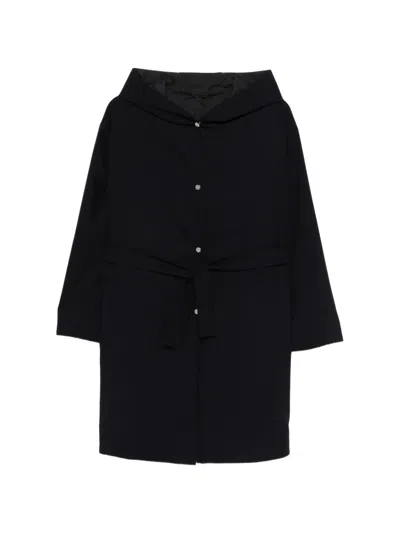 Herno Hooded Reversible Parka In Black