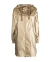Herno Drawstring Hooded Parka In Brown