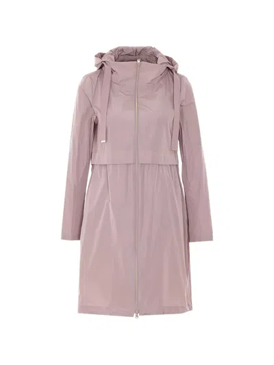 Herno Hooded Parka Coat In Multi