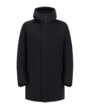 Herno Hooded Parka Down Jacket Clothing In Black