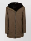 HERNO HOODED PARKA JACKET WITH PADDED DESIGN