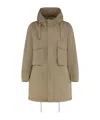 Herno Drawstring-hood Parka In Neutral