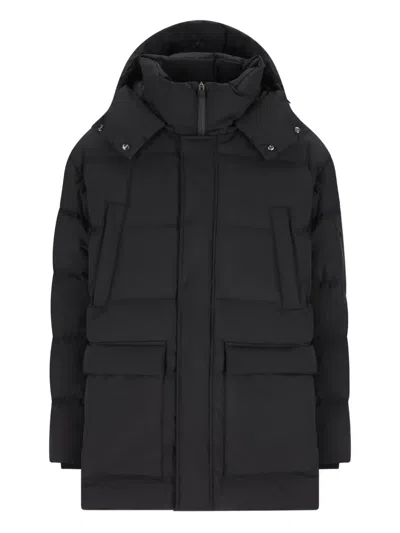 HERNO HOODED POCKET COAT