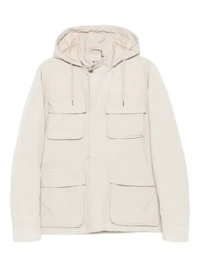Herno Hooded Pocket Jacket In Multi