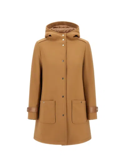 Herno Hooded Pocket Jacket In Neutral