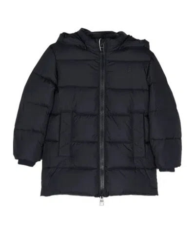 Herno Hooded Puffer Coat In Black