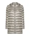 Herno Coats Grey In Gray