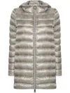 Herno A-shape Puffer Jacket In Grey