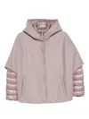 Herno Women Hooded Puffer Jacket In Pink