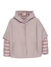 Herno Women Hooded Puffer Jacket In Pink