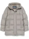 Herno Hooded Puffer Jacket In 2600 Grey