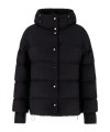 Herno Nylon Microfibre Bomber Jacket In Black