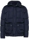 Herno Hooded Puffer Jacket In Blue