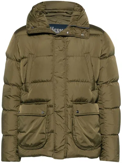 HERNO HOODED PUFFER JACKET
