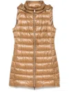Herno Hooded Puffer Jacket In Neutrals
