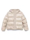 Herno Hooded Puffer Jacket In Neutrals