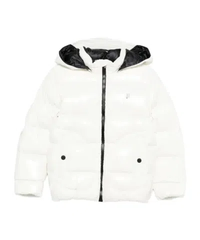 Herno Hooded Puffer Jacket In White