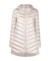 Herno Hooded Puffer Jacket In White