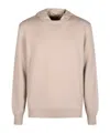 Herno Hooded Pullover In Gray