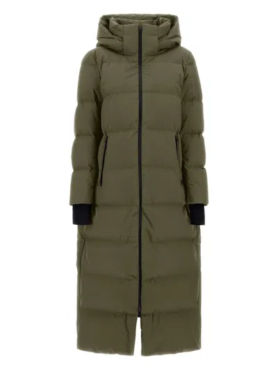 HERNO HOODED QUILTED COAT