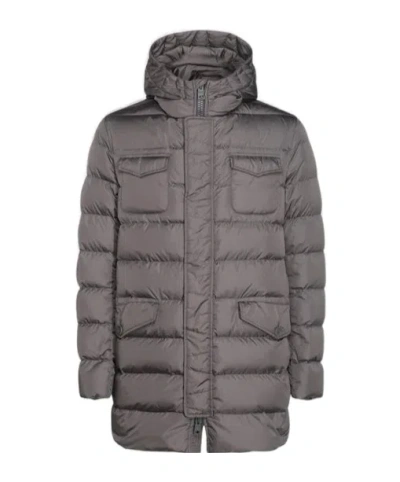 HERNO HERNO HOODED QUILTED DOWN COAT