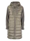 Herno Women Resort Down Jacket In Ultralight Nylon And Mesh In Multi