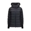 Herno Hooded Polyester Puffer Down Jacket In Black