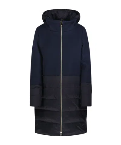 HERNO HOODED QUILTED DOWN JACKET