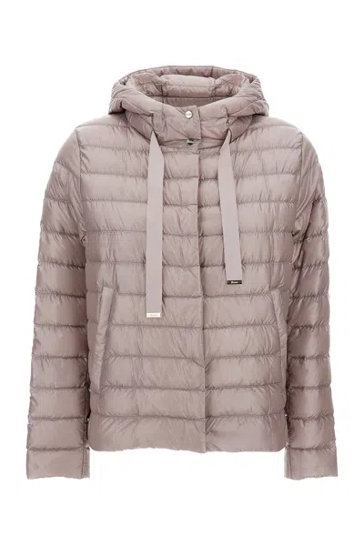 HERNO HOODED QUILTED DOWN JACKET WITH ADJUSTABLE DRAWSTRING
