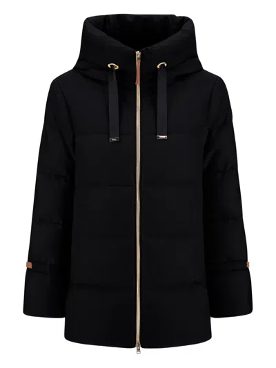 HERNO HOODED QUILTED JACKET