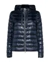 Herno Bomber Jacket In Nylon Ultralight In Blue