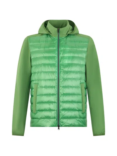 Herno Man Puffer Green Size 40 Polyamide