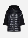 HERNO HOODED QUILTED NYLON DOWN JACKET