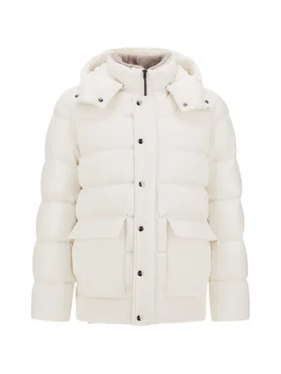Herno Hooded Quilted Parka In Neutral