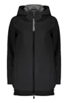 Herno Hooded Raincoat In Black