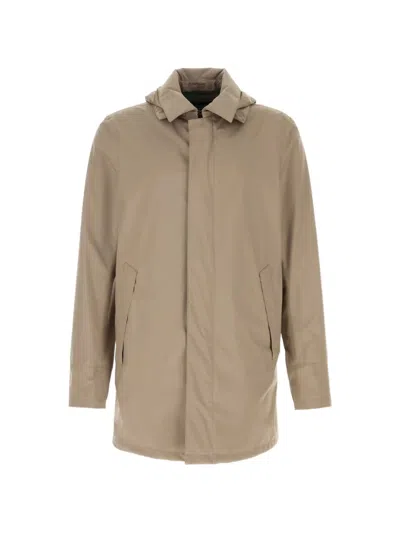 HERNO HOODED RAINCOAT