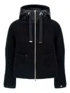 Herno Cardigan In Cob Stitch Wool And Nylon Ultralight In Animal Print