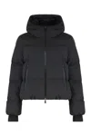 Herno Hooded Short Down Jacket In Black