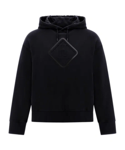 Herno Hooded Sweater In Black