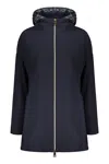 Herno Woman Puffer Midnight Blue Size 6 Virgin Wool In Blue