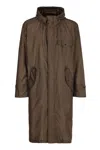 Herno Light-weight Essential Parka In Green
