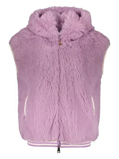 HERNO HOODED TEXTURED GILET