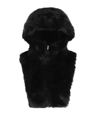 Herno Hooded Vest In Black