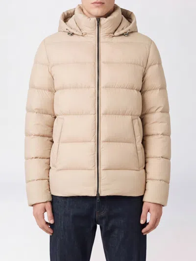 Herno Hooded Water-repellent Quilted Nylon Down Jacket In Brown