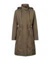 Herno Hooded Windbreaker In Brown