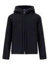 Herno Jacket In 3-layer Scuba In Blue