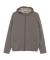 Herno Jackets Cropped Elasticated Hem In Gray