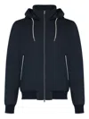 Herno Long-sleeved Jacket In Blue