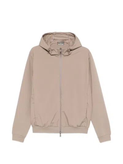 HERNO HOODED ZIP JACKET