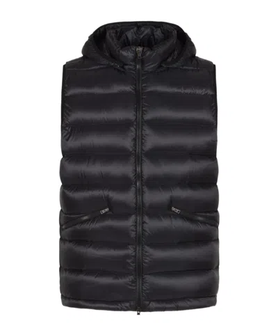 HERNO HERNO HOODED ZIP-UP DOWN VEST